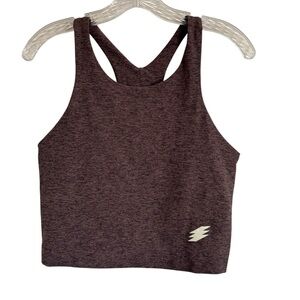 Beyond Yoga Motivate brown space dye Tank Top